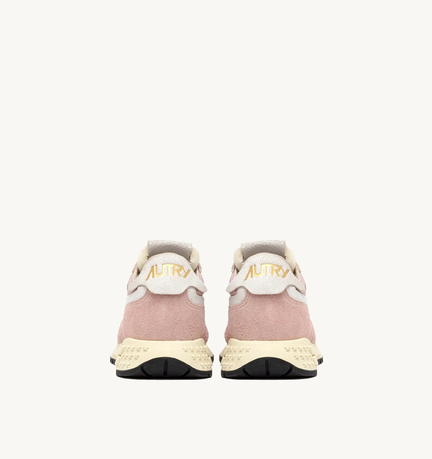 SNEAKERS REELWIND LOW AUS NYLON UND WILDLEDER FARBE WEISS UND POWDER PINK